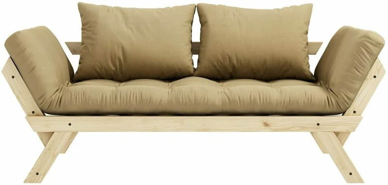 Canapé 2 places beige blé Bepop - Karup Design