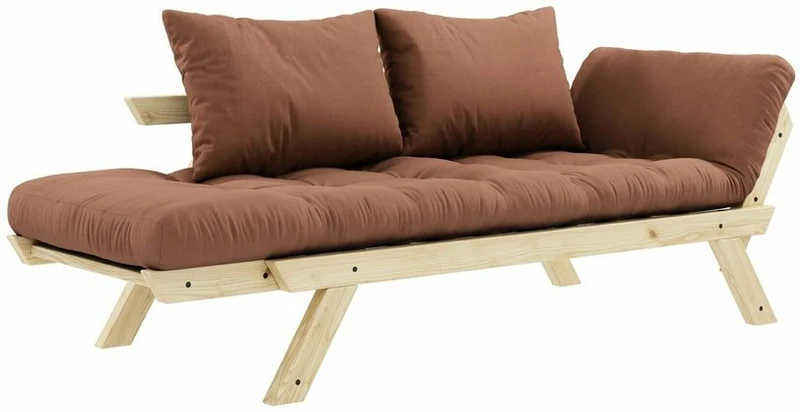 Canapé 2 places marron argile Bepop - Karup Design