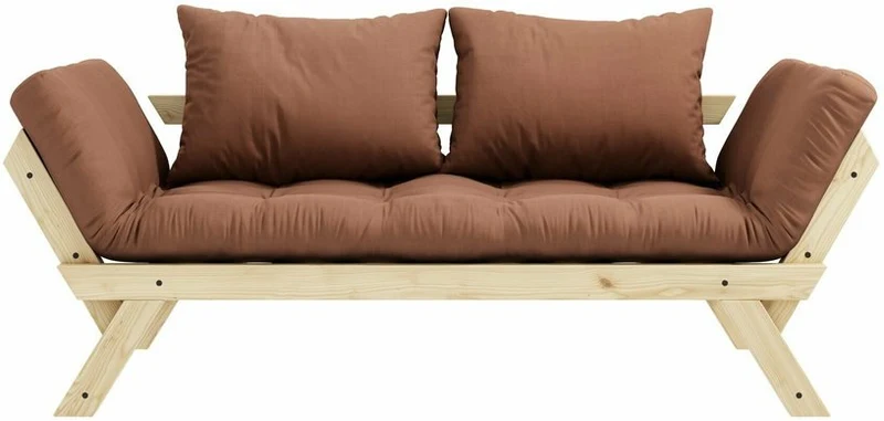 Canapé 2 places marron argile Bepop - Karup Design