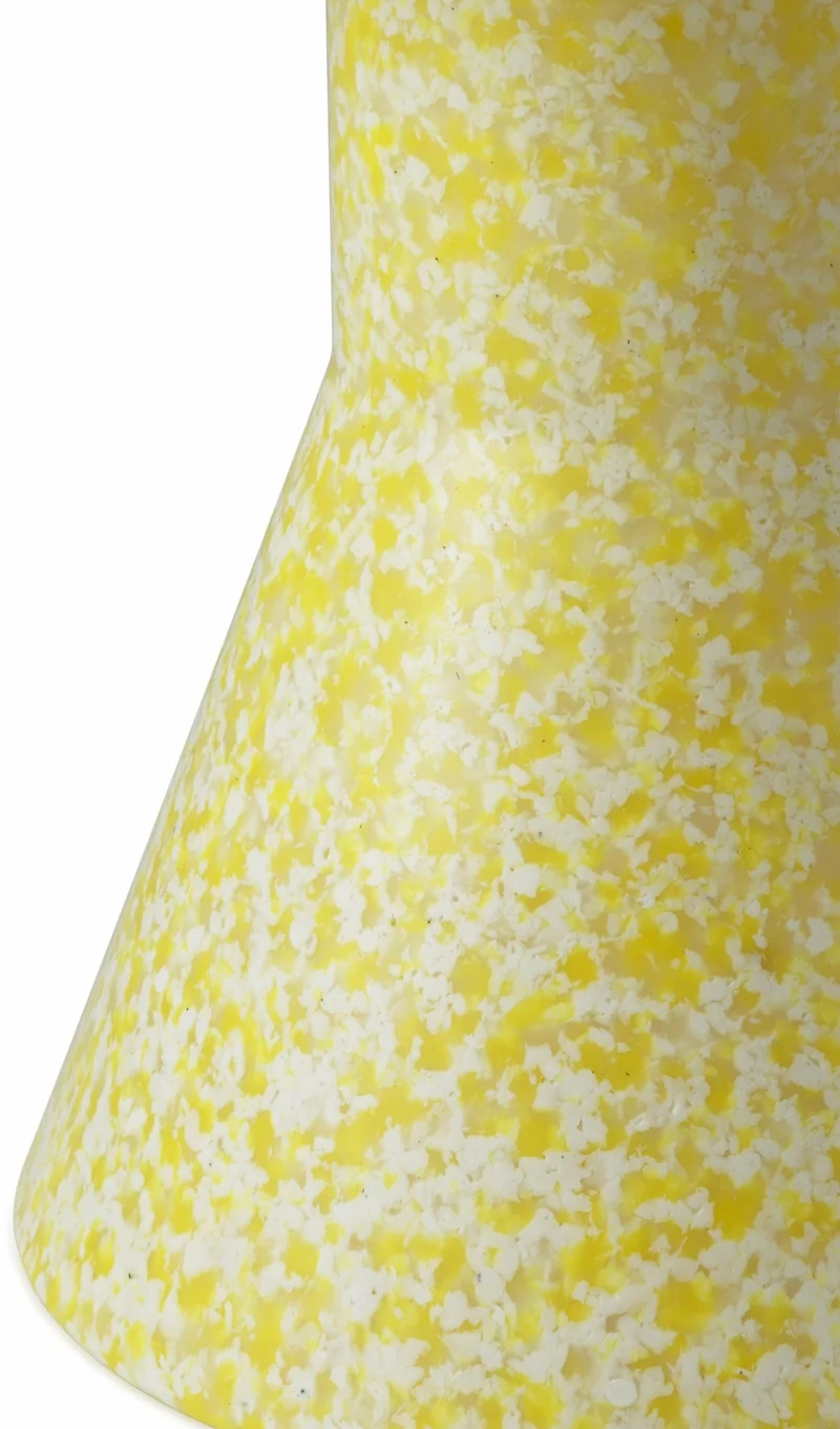 Tabouret en polyéthylène recyclé jaune Cone Bit Yellow - Normann Copenhagen