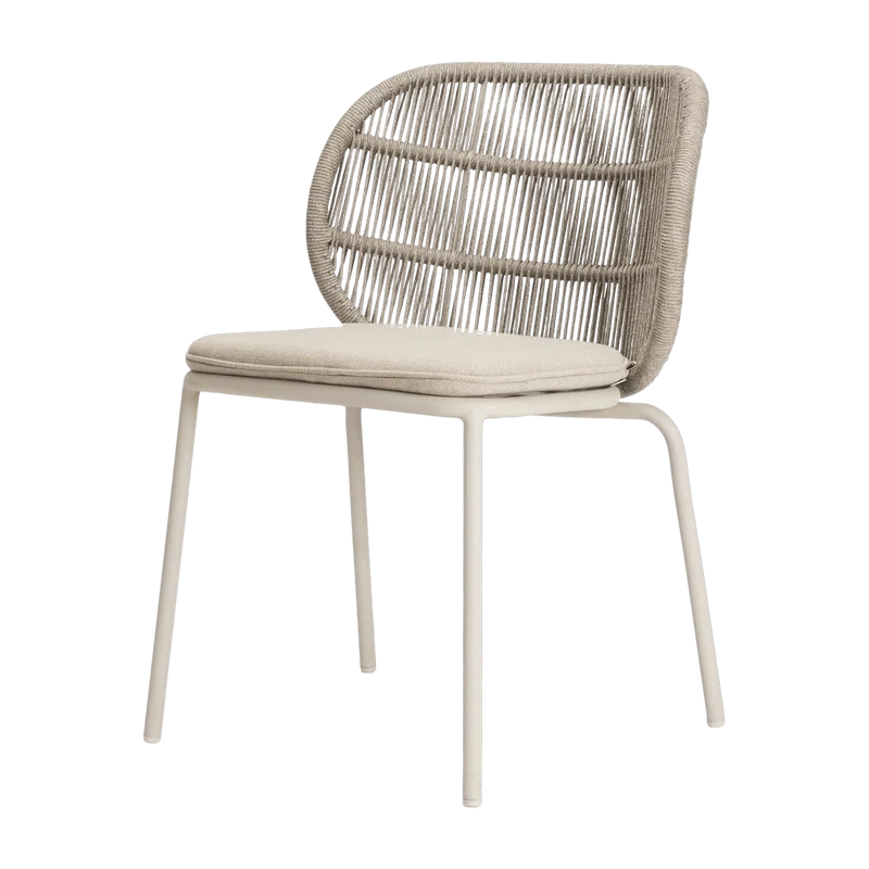 Chaise de jardin en corde almond Kodo - Vincent Sheppard