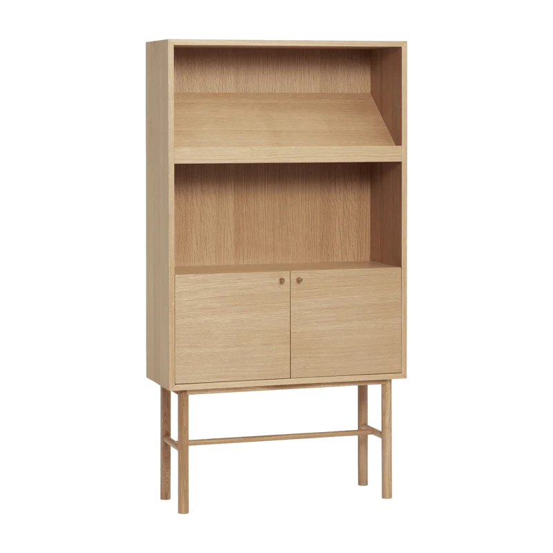 Commode rectangulaire en chêne naturel 80x150 cm Archive - Hübsch