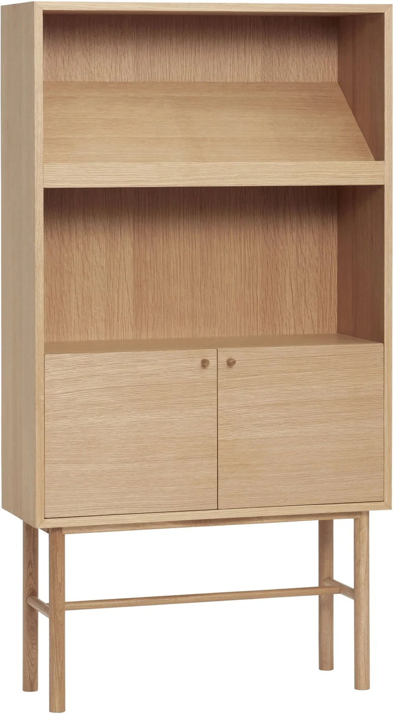 Commode rectangulaire en chêne naturel 80x150 cm Archive - Hübsch