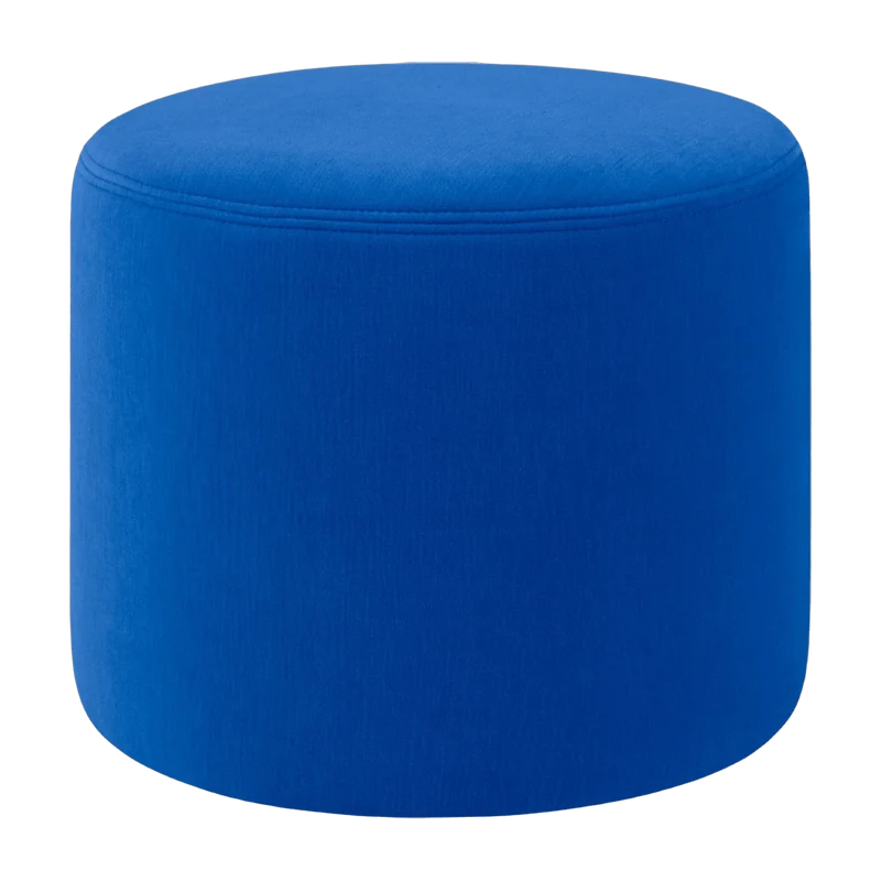 Pouf rond en laine bleu Bon - Hem