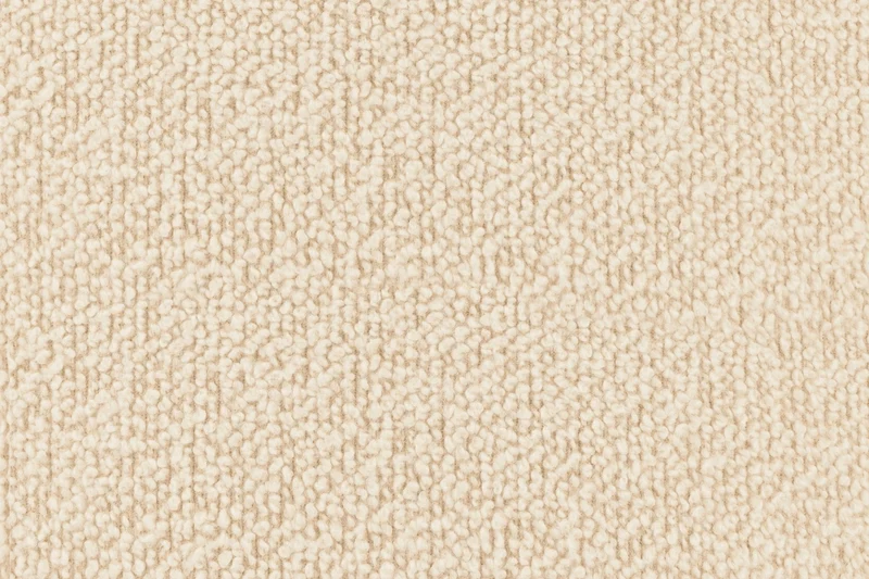 Pouf rond large en laine beige Bon - Hem