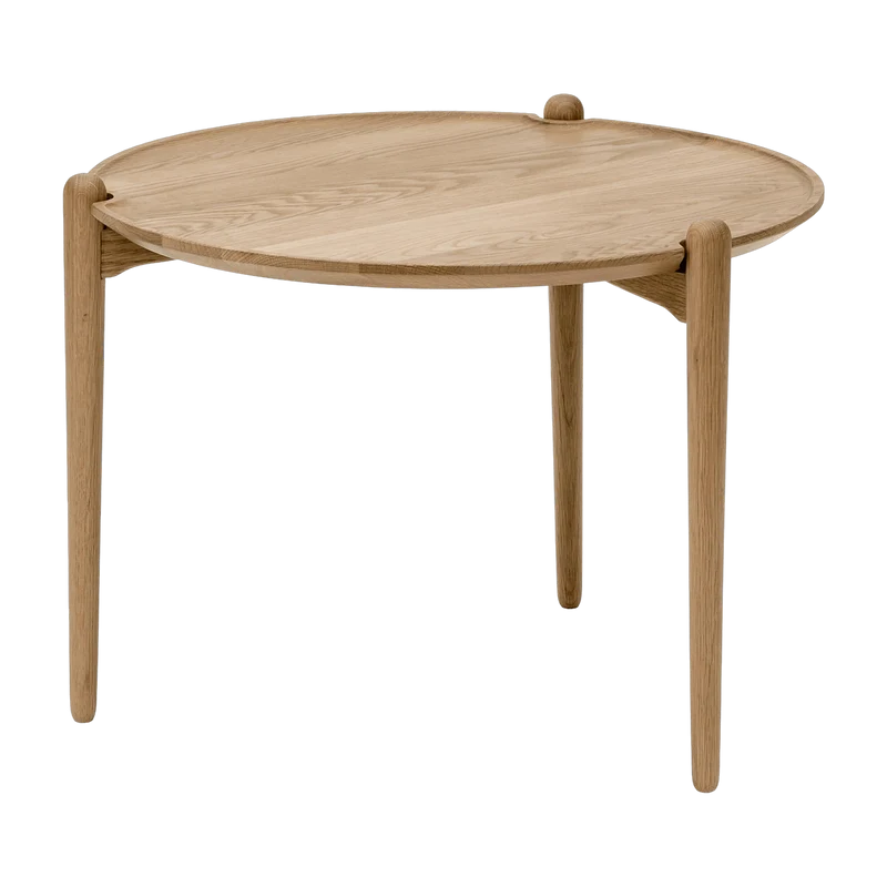 Table basse ronde en chêne 50 cm Aria - Design House Stockholm