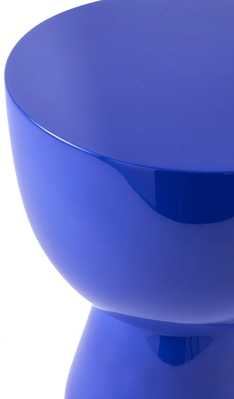 Tabouret bleu foncé laqué Tip Tap - Pols Potten