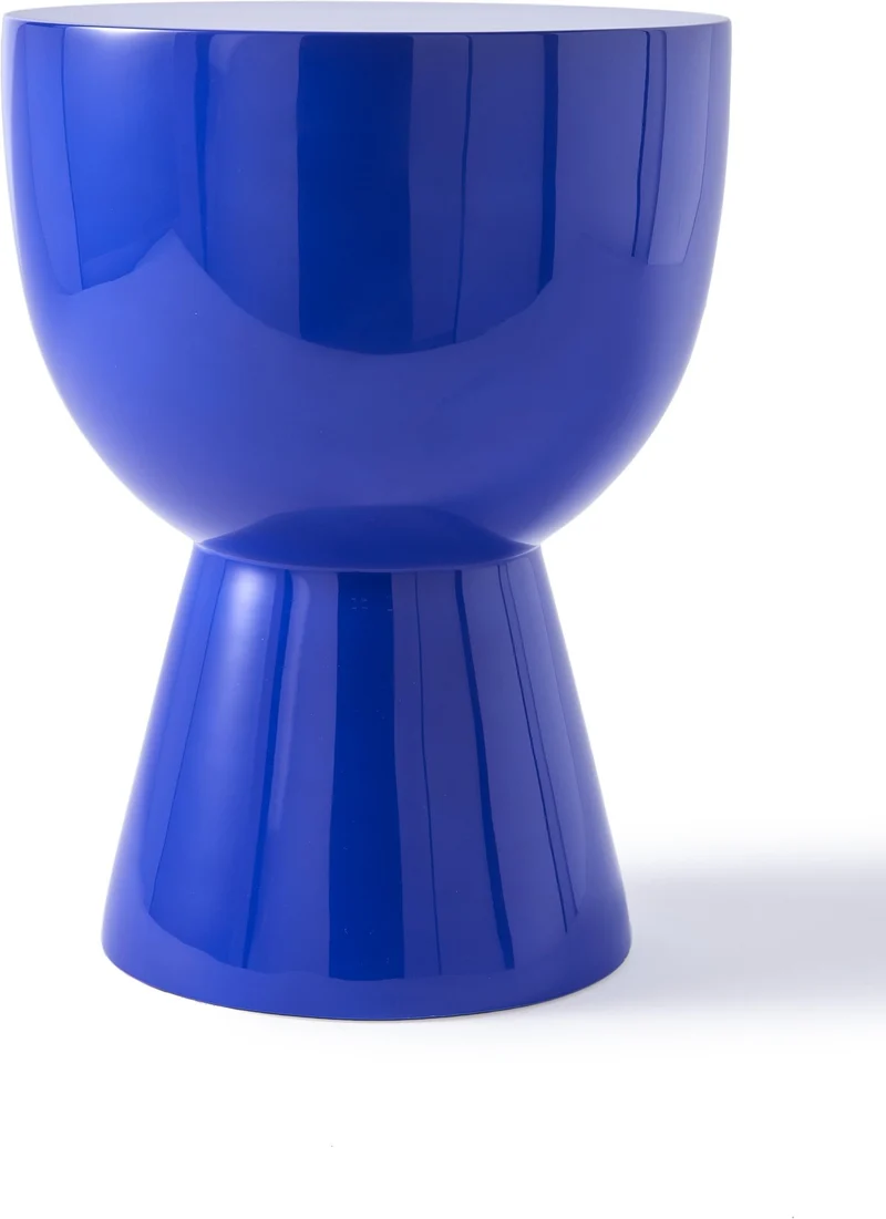 Tabouret bleu foncé laqué Tip Tap - Pols Potten