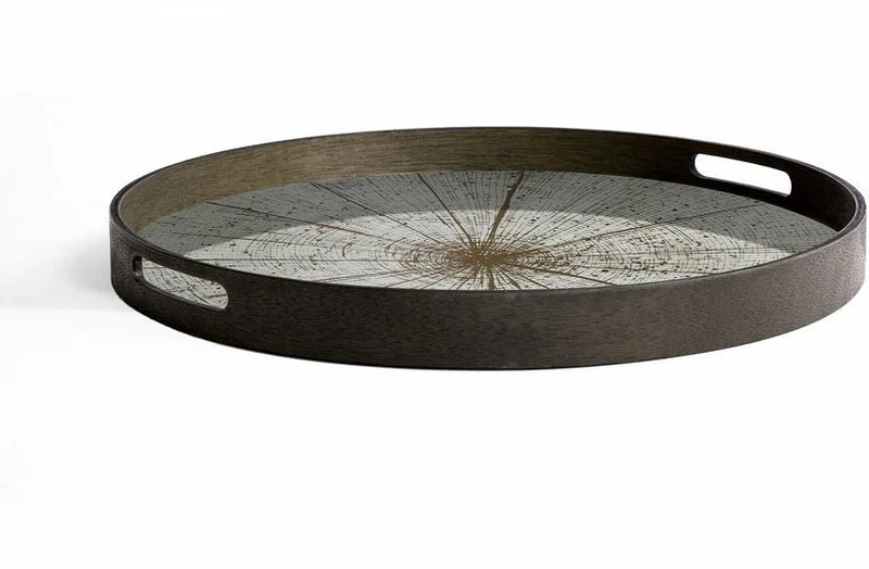 Plateau rond miroir Slice - Ethnicraft Accessories