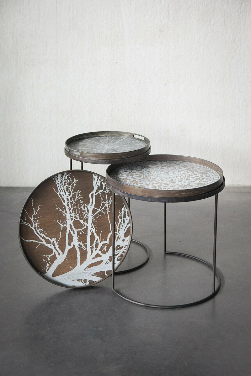 Plateau rond en bois Tree - Ethnicraft Accessories