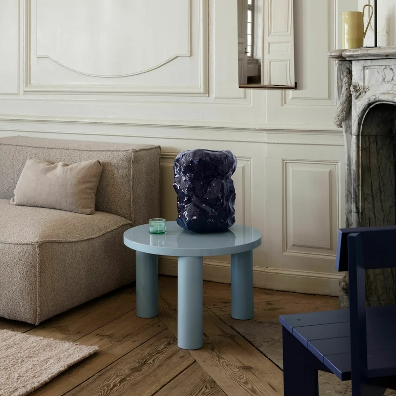 Table basse bleue Post - Ferm Living