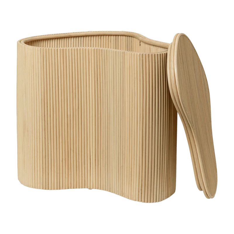 Table d'appoint de rangement en rotin Isola - Ferm Living