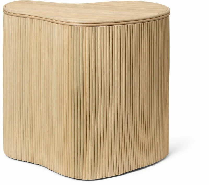 Table d'appoint de rangement en rotin Isola - Ferm Living