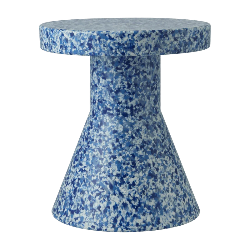 Tabouret en polyéthylène bleu Cone Bit bleu - Normann Copenhagen