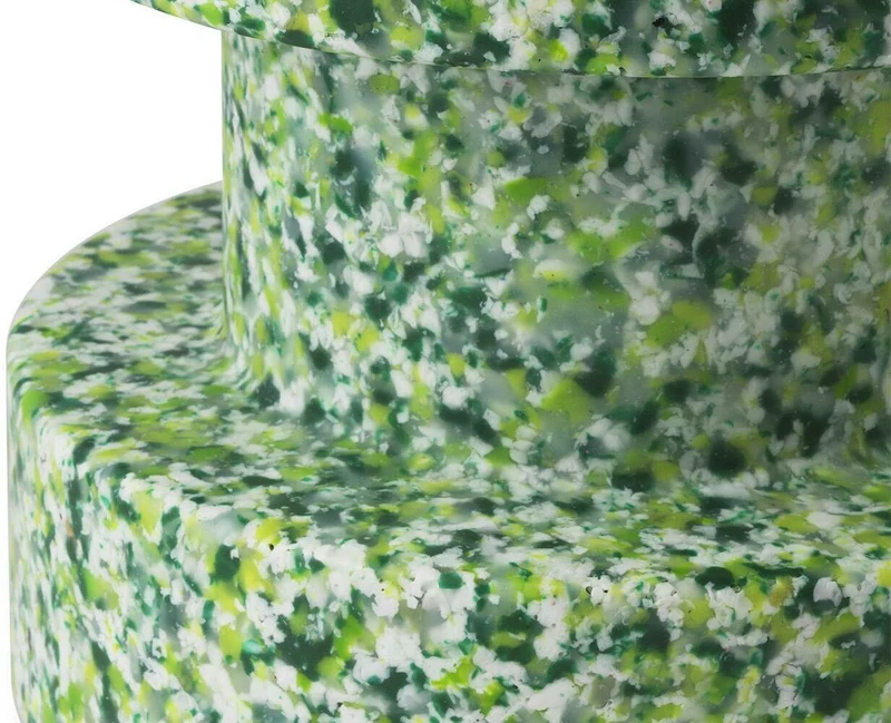 Tabouret en polyéthylène recyclé vert Bit vert - Normann Copenhagen