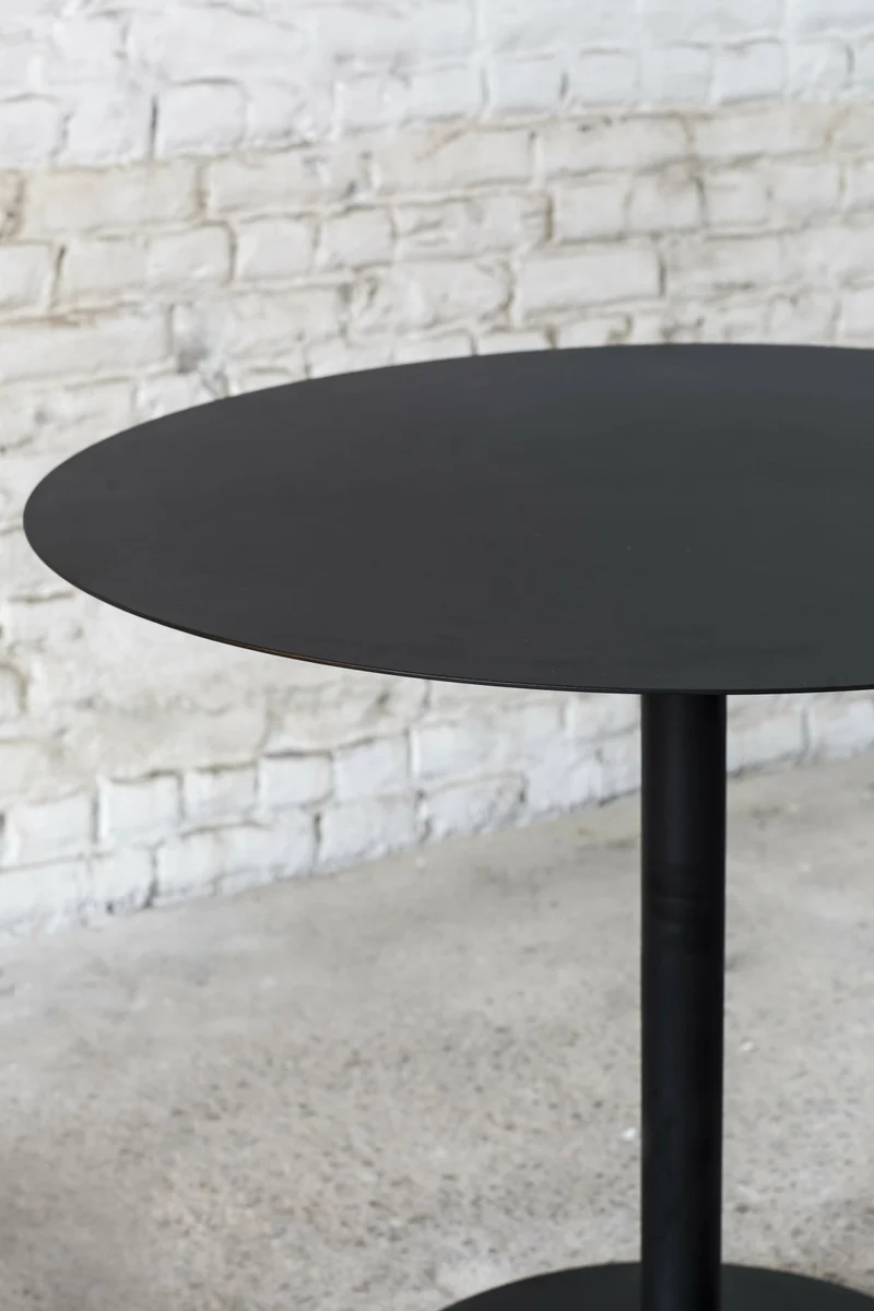Table ronde de bistrot noire 90 cm - Serax
