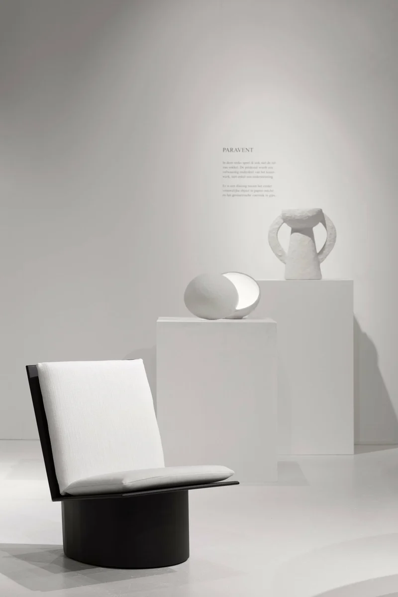 Fauteuil lounge noir Valérie - Serax