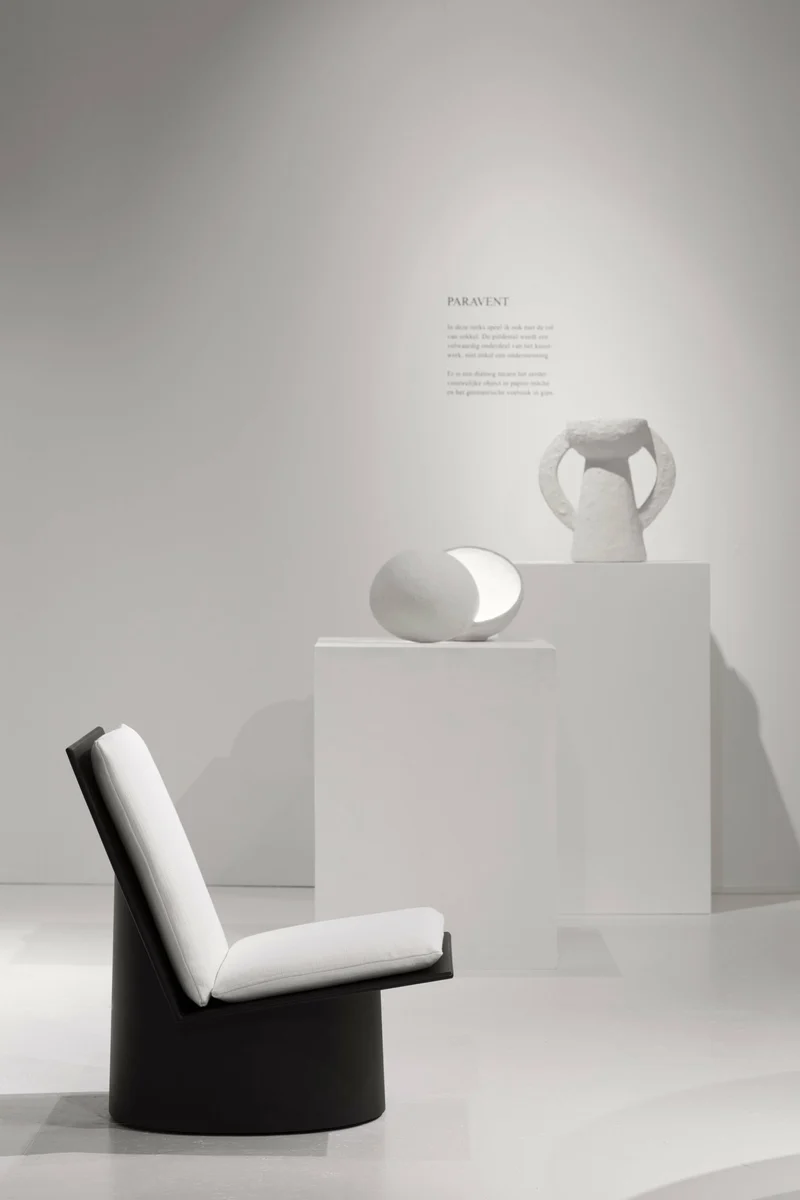 Fauteuil lounge noir Valérie - Serax