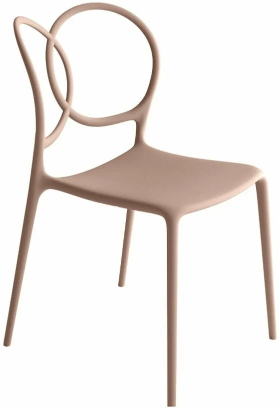 Chaise en polypropylène rose Sissi - Driade