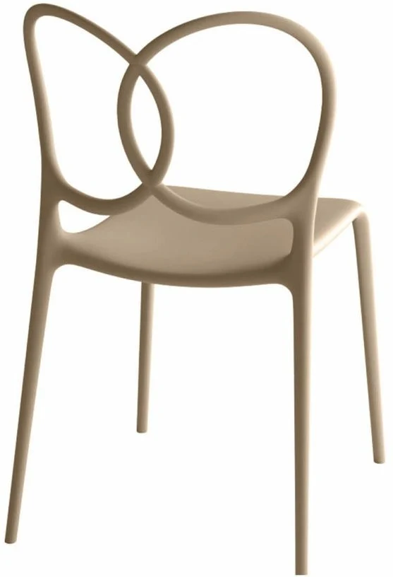 Chaise en polypropylène rose Sissi - Driade