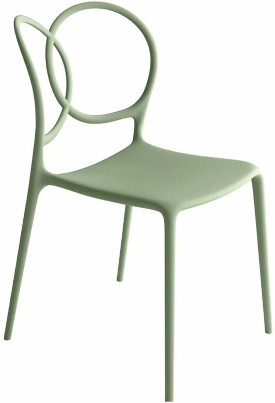 Chaise en polypropylène verte Sissi - Driade
