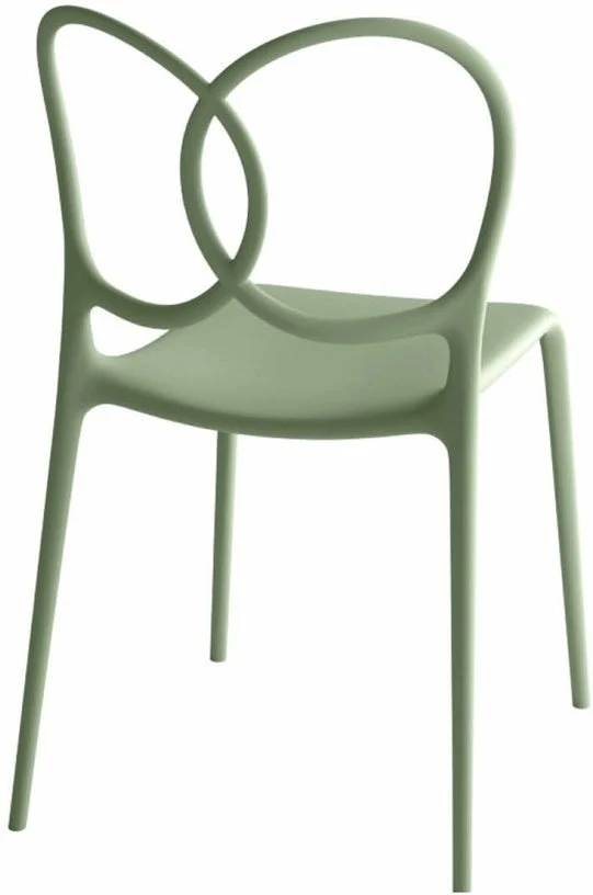 Chaise en polypropylène verte Sissi - Driade