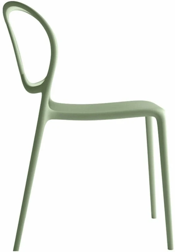 Chaise en polypropylène verte Sissi - Driade