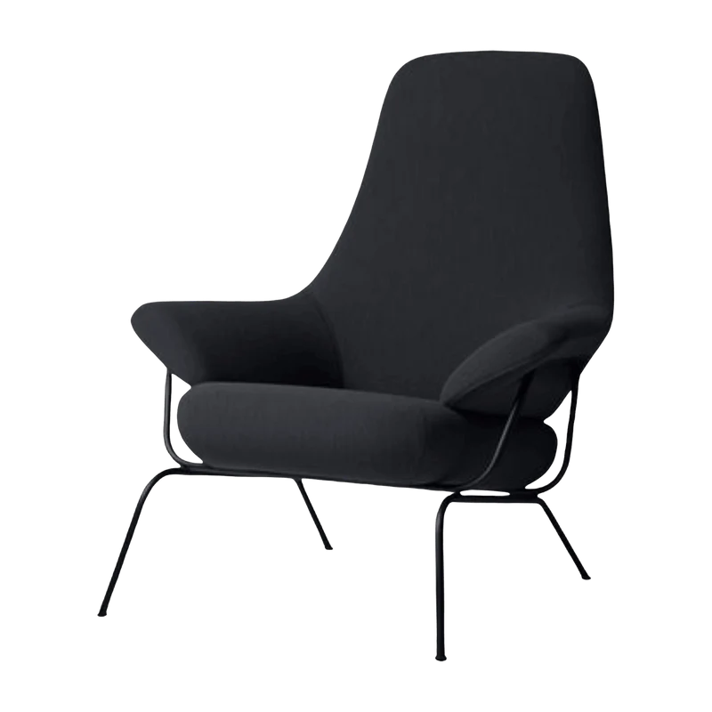 Fauteuil en laine noir Hai - Hem