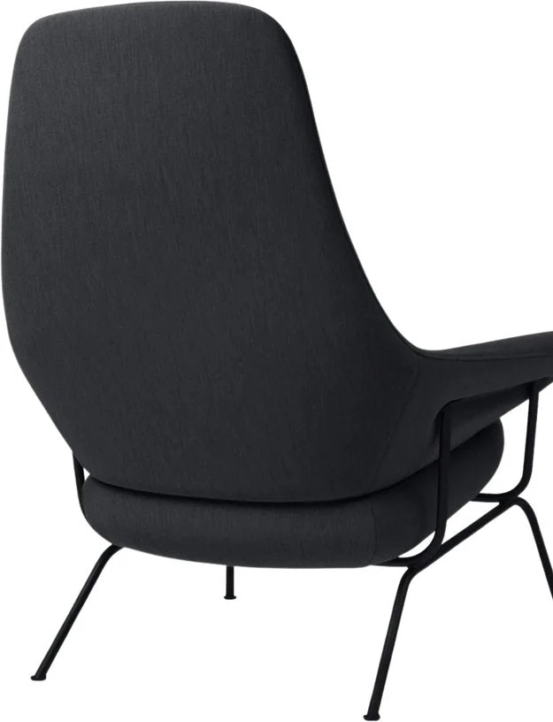 Fauteuil en laine noir Hai - Hem