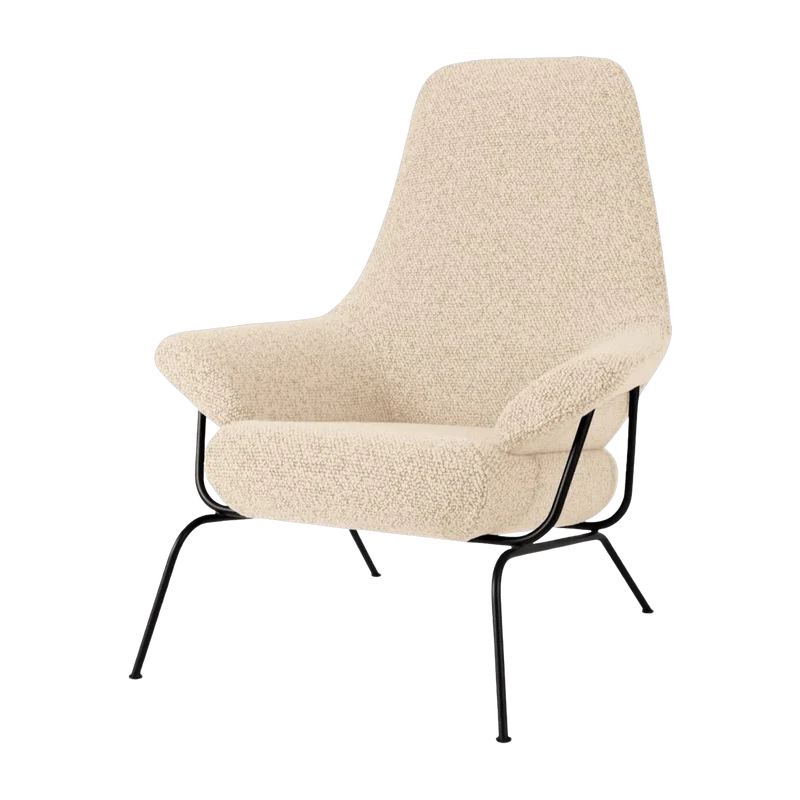 Fauteuil en laine beige Hai - Hem