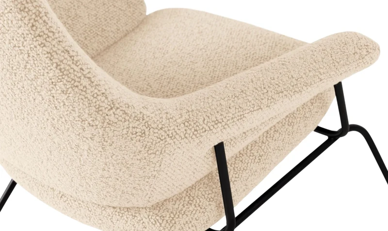 Fauteuil en laine beige Hai - Hem