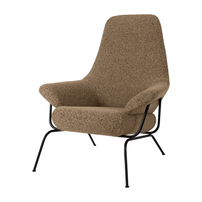 Fauteuil en laine marron Hai - Hem