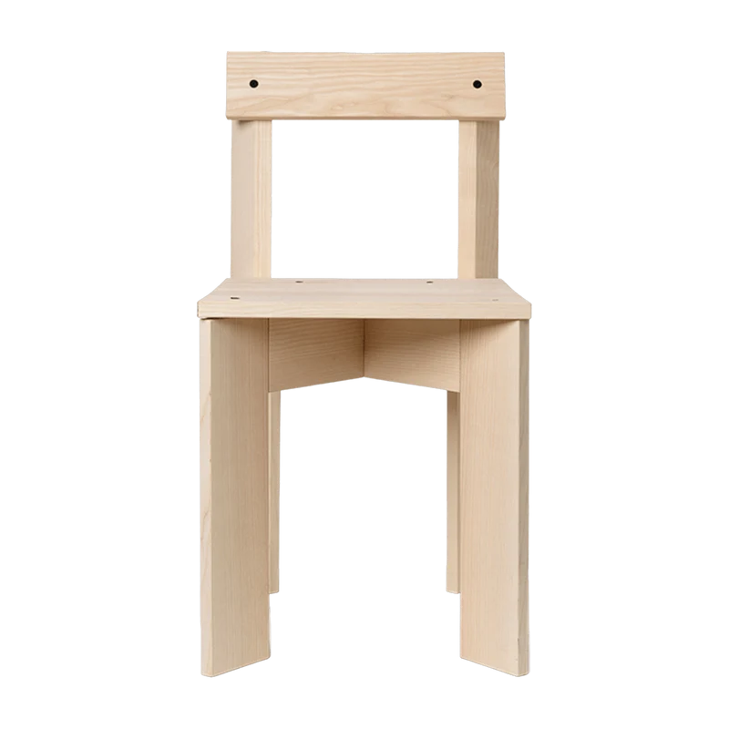 Chaise en bois beige Ark - Ferm living