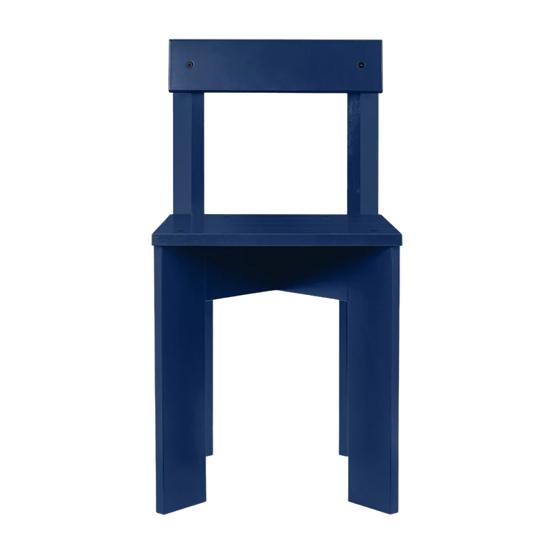 Chaise en bois Ark bleue - Ferm living