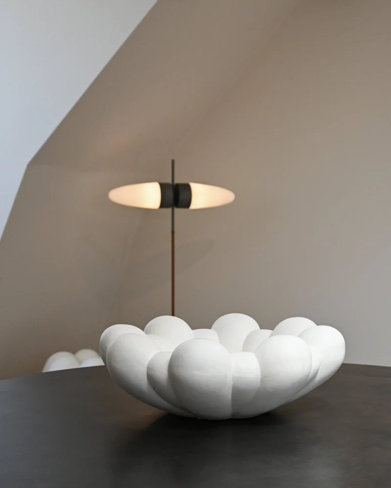 Centre de table en céramique blanche Bloom - 101 Copenhagen