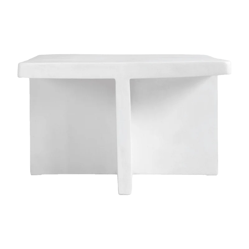 Table basse en béton fibré blanche Brutus - 101 Copenhagen