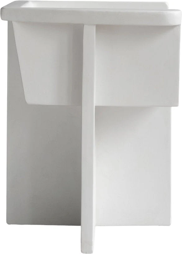 Chaise en béton fibré blanche Brutus - 101 Copenhagen