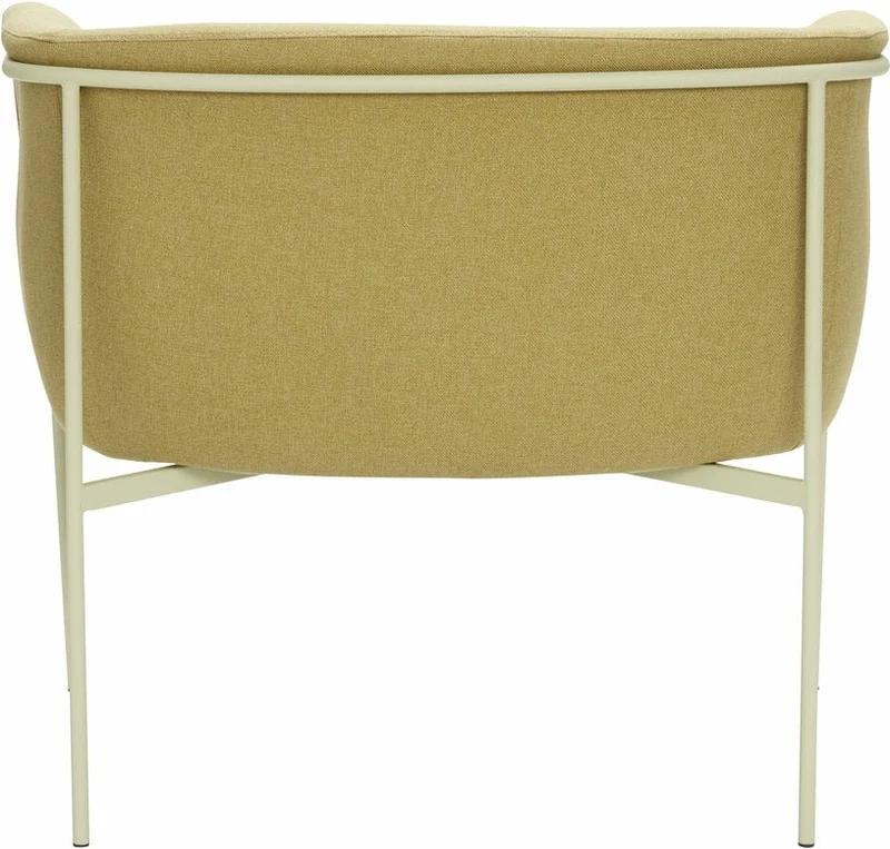Fauteuil lounge jaune Eyrie - Hübsch