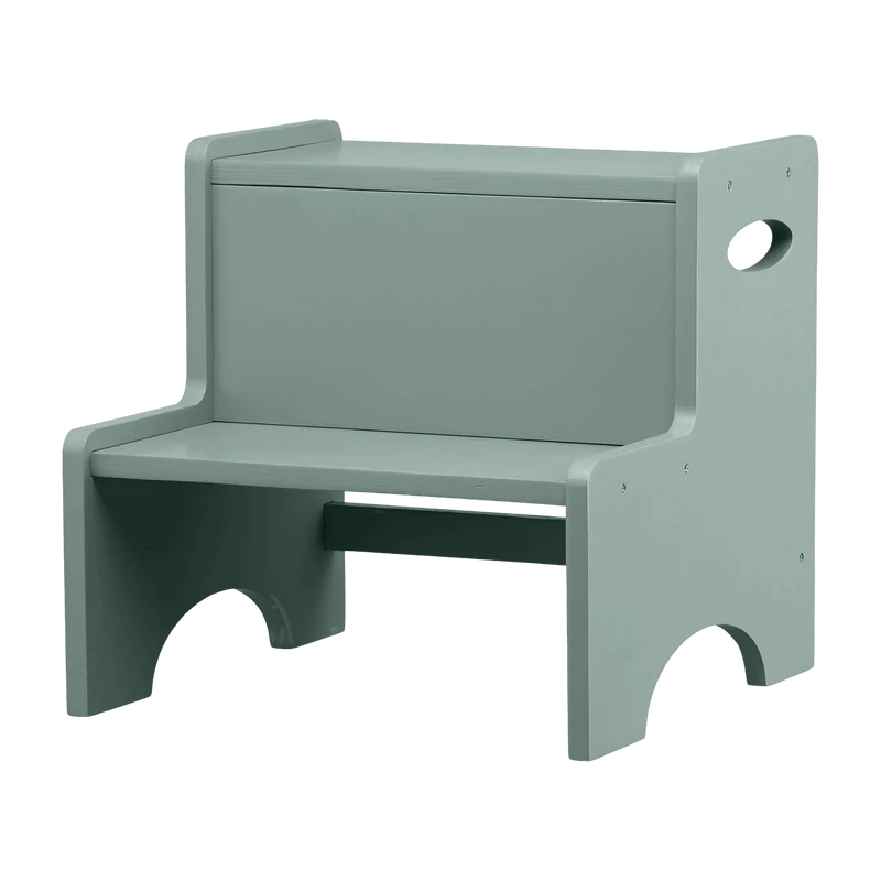 Tabouret en bois pour enfant olive Step Up - Nofred