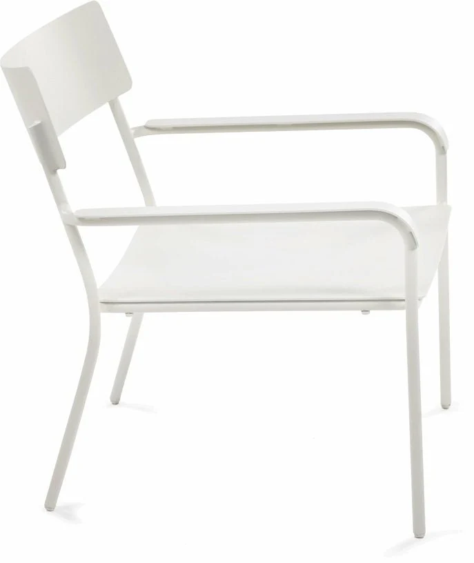 Chaise basse en aluminium sable August - Serax
