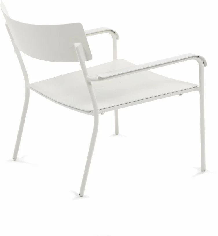 Chaise basse en aluminium sable August - Serax