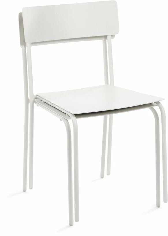 Chaise aluminum sans accoudoirs sable August - Serax