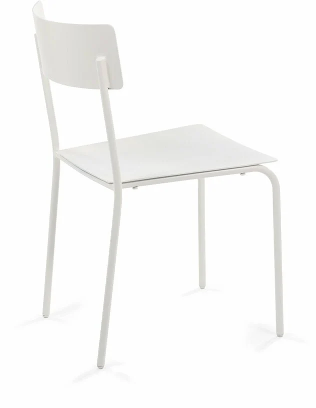 Chaise aluminum sans accoudoirs sable August - Serax