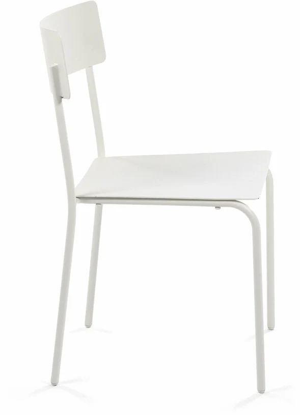 Chaise aluminum sans accoudoirs sable August - Serax