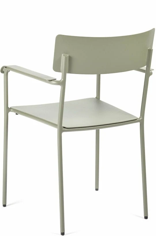 Chaise de jardin en aluminium avec accoudoirs vert August - Serax