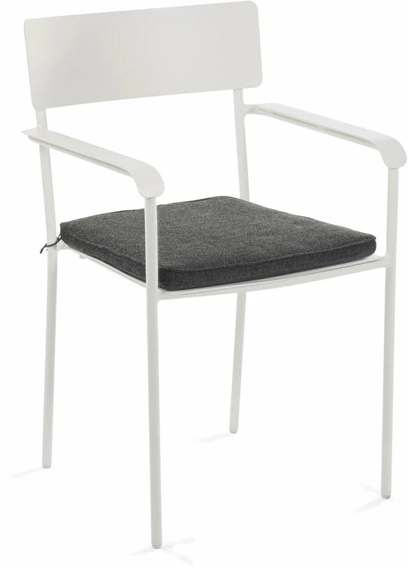 Chaise en aluminium avec accoudoirs sable - Serax