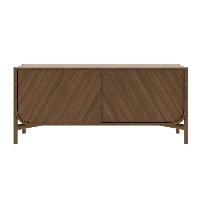 Buffet en chêne teinté 155 x 45 x 65 cm Marius - Hartô