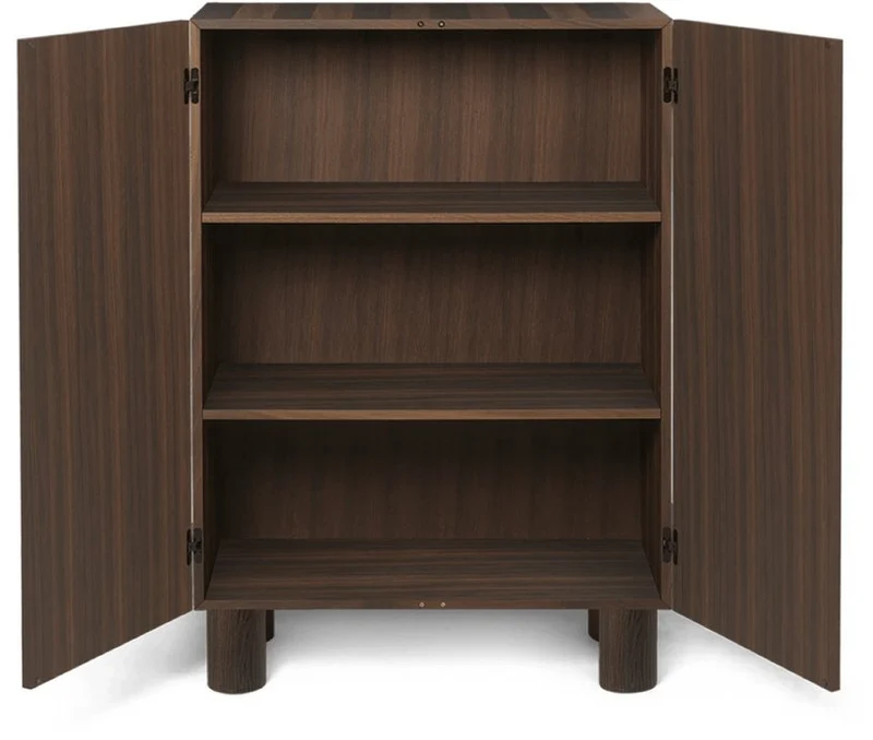 Armoire en chêne foncé et clair Post - Ferm living