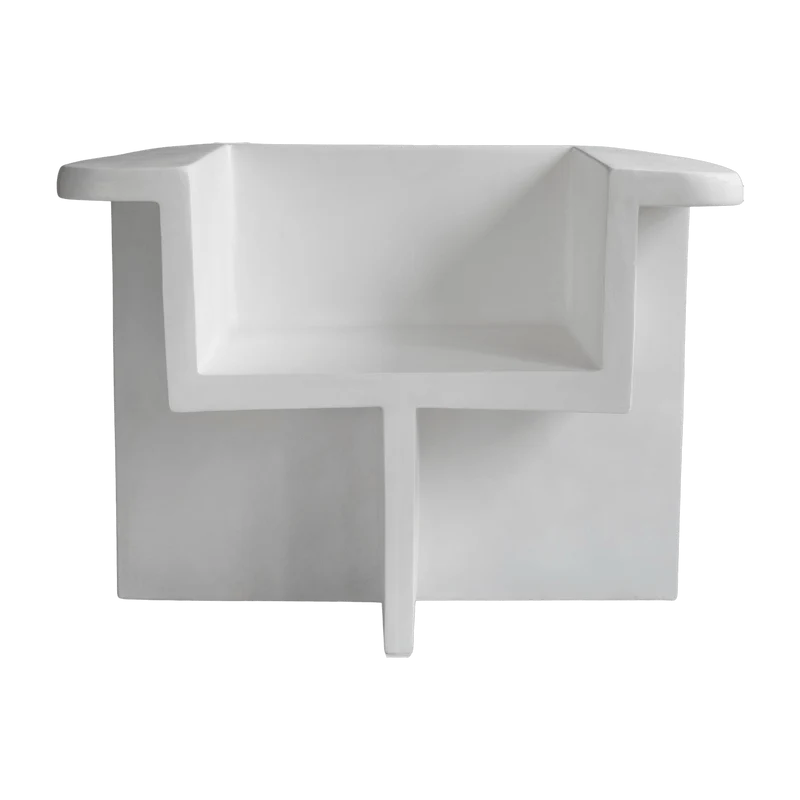 Fauteuil en béton fibré blanc Brutus - 101 Copenhagen
