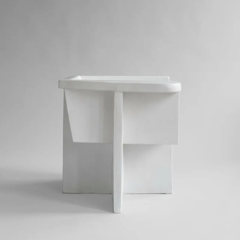 Fauteuil en béton fibré blanc Brutus - 101 Copenhagen